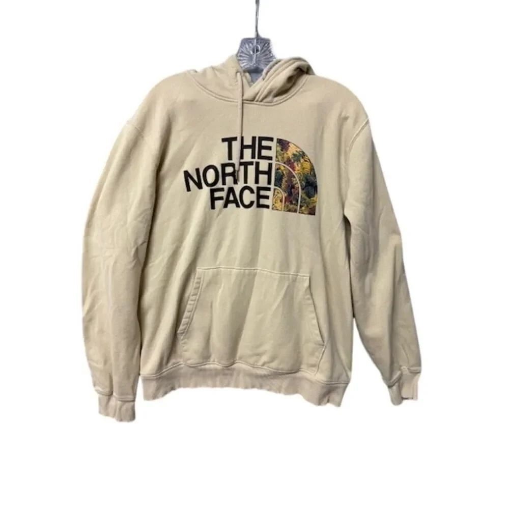 The North Face Tan Hoodie Sweatshirt Men's Large
